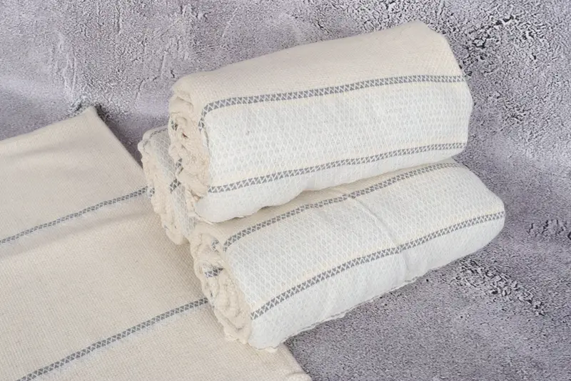 70x36 Cotton Striped Towel, Peshtemal Towel USA, Valentines Day Gift For Him, Hammam towel, Bachelor Bachelorette Party Favors, Housewarming Gift - 7
