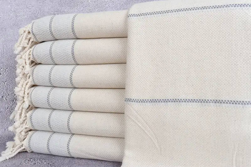 70x36 Cotton Striped Towel, Peshtemal Towel USA, Valentines Day Gift For Him, Hammam towel, Bachelor Bachelorette Party Favors, Housewarming Gift - 1