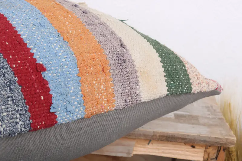 20x20 Red Pillow Sham, Anatolian Pillow, Turkish Kilim Pillow, Cushion Case, Kilim Cushion Sham, Outdoor Patio Cushion, Pillow for Couch - 6