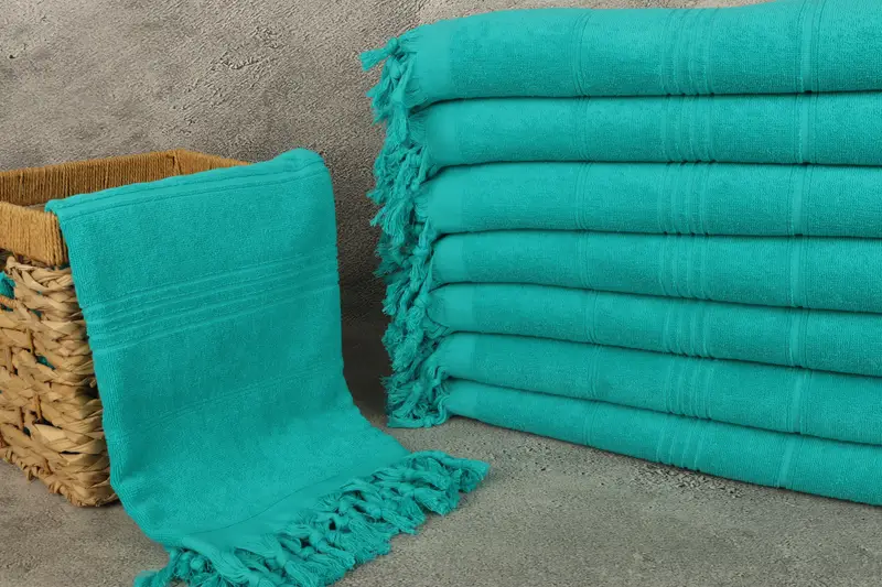 Bridesmaid Gift Towel, 76x36 Cotton Striped Towel, Lightweight Turkish towel, Bridesmaid Proposal Gift, Spa Towel, Gift For Him, Bachelorette Towel - 3