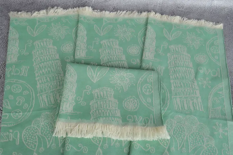 Small Bath Towels, Monogram Kitchen Towel, 28x20 Cotton Italian Symbols Design Towel, Maid Of Honor Gift, Turkish Towel Monogram, Turkish Hand Towel - 5
