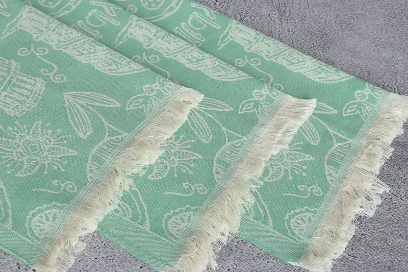 Small Bath Towels, Monogram Kitchen Towel, 28x20 Cotton Italian Symbols Design Towel, Maid Of Honor Gift, Turkish Towel Monogram, Turkish Hand Towel - 6