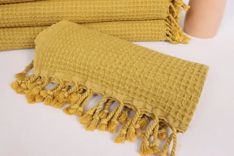 Toplu sipariş havlu, doğum günü hediyesi, kişiselleştirilmiş bulaşık havlu, mutfak havlu, nedime hediyeleri, 40x20 pamuk waffle havlu, gelin duş iyilik - 4