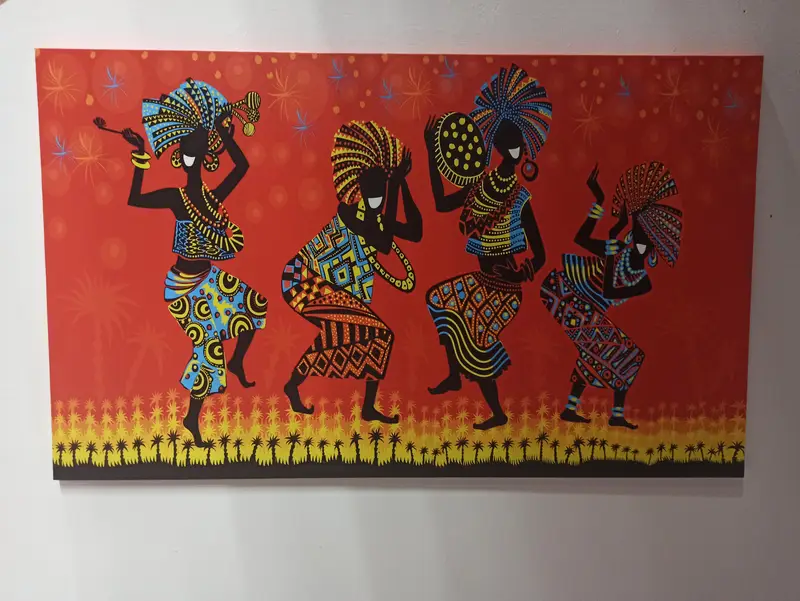 African Girl Art Decor, African Queen, African Art, Canvas Decor, Wall Art Canvas, Canvas Print, Wall Hanging Decor,African Woman Dancer - 2
