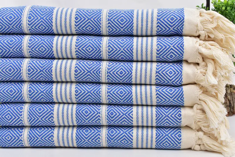 Bachelorette Gifts, Beach Towel Personalized, Beach Towel Bulk, Absorbent towel, 70x38 Cotton Diamond Towel, Turkish Towel Set, Valentines Gift - 3
