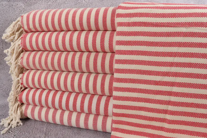 Family Gift Basket, Gift Boxes Towel, Sand-resistant towel, Girl Trip Party Favor, 70x40 Cotton Striped Towel, Beach Towel Gift, Custom Towel - 1