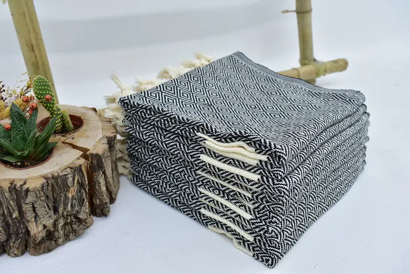 Personalisiertes Handtuch, Küchentuch, Junggesellenparty Geschenke Brautjungfern, 36x20 Baumwolldiamanttuch, kleine Badetücher, Hochzeitsgeschenkideen - 2