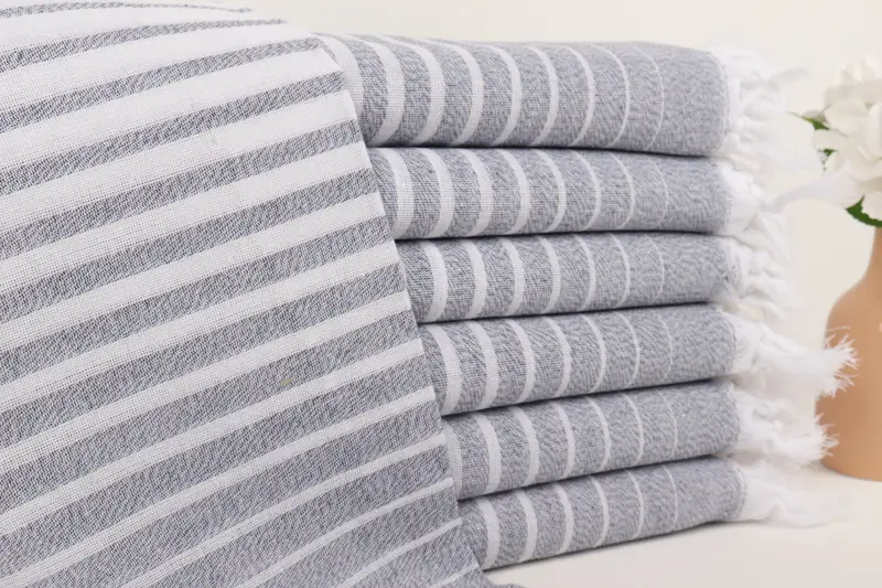 Bachelorette Party Decorations, Gift For Mom, 70x40 Cotton Striped Towel, Custom Beach Towel, Large Turkish Towel, Personalized Home Gift Wedding - 1