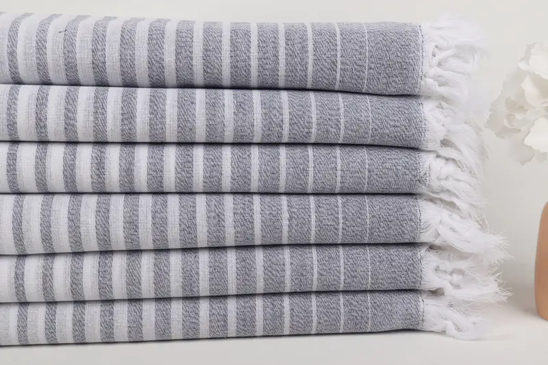 Bachelorette Party Decorations, Gift For Mom, 70x40 Cotton Striped Towel, Custom Beach Towel, Large Turkish Towel, Personalized Home Gift Wedding - 3