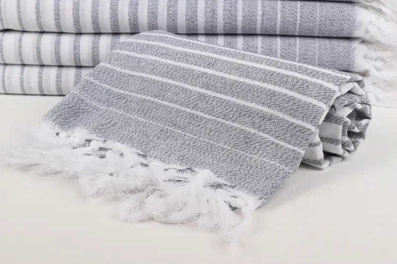Bachelorette Party Decorations, Gift For Mom, 70x40 Cotton Striped Towel, Custom Beach Towel, Large Turkish Towel, Personalized Home Gift Wedding - 4