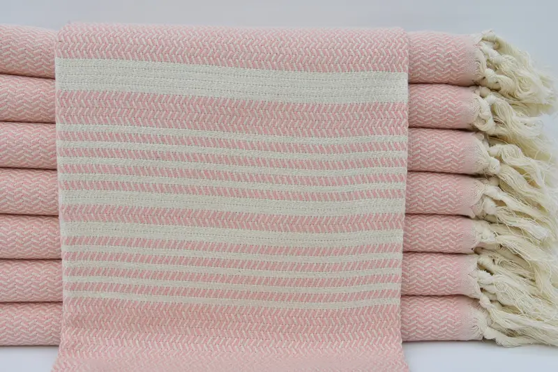 Custom Turkish Towel, Bachelorette Party Gift, Personalized Bridesmaid Gift, Absorbent Turkish towel, 70x40 Cotton Striped Towel, Wedding Gift Ideas - 4