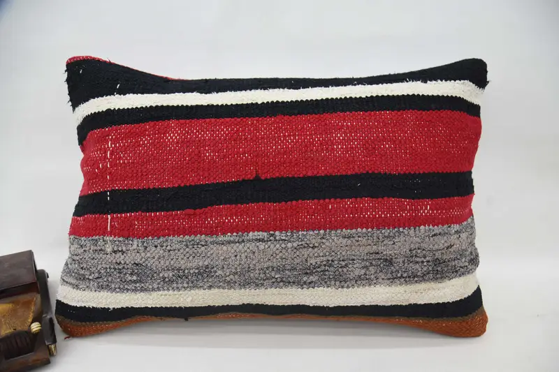 Pillow for Couch, Outdoor Cushion Case, Home Decor Pillow, Boho Pillow, 16x24 Red Cushion Case, Outdoor Pillow Sham, Pillow Cover - 1