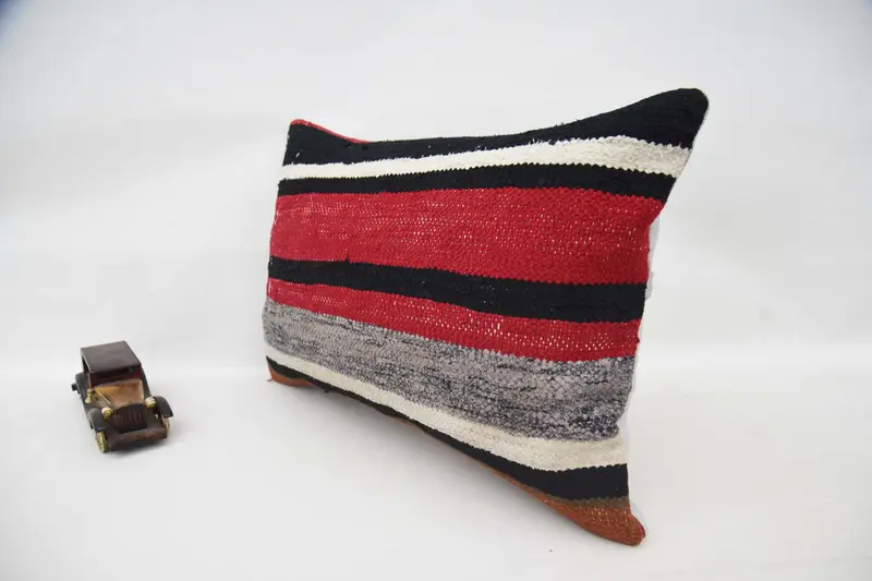 Pillow for Couch, Outdoor Cushion Case, Home Decor Pillow, Boho Pillow, 16x24 Red Cushion Case, Outdoor Pillow Sham, Pillow Cover - 5