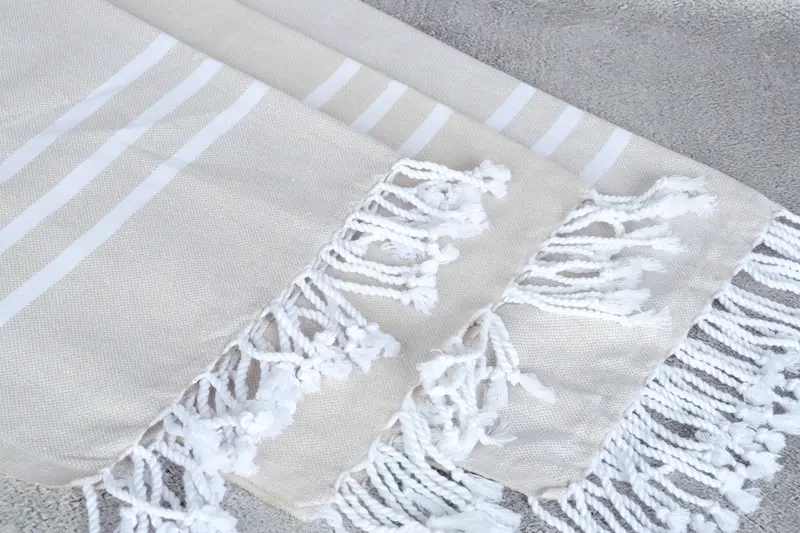 Personalized Gifts, Wedding Favors, Small Towel, Guest Towel, 40x20 Cotton Striped Towel, Valentine Day Gift For Her, Monogram Towels, Wedding Gift - 5