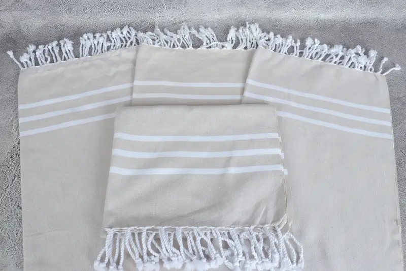 Personalized Gifts, Wedding Favors, Small Towel, Guest Towel, 40x20 Cotton Striped Towel, Valentine Day Gift For Her, Monogram Towels, Wedding Gift - 4