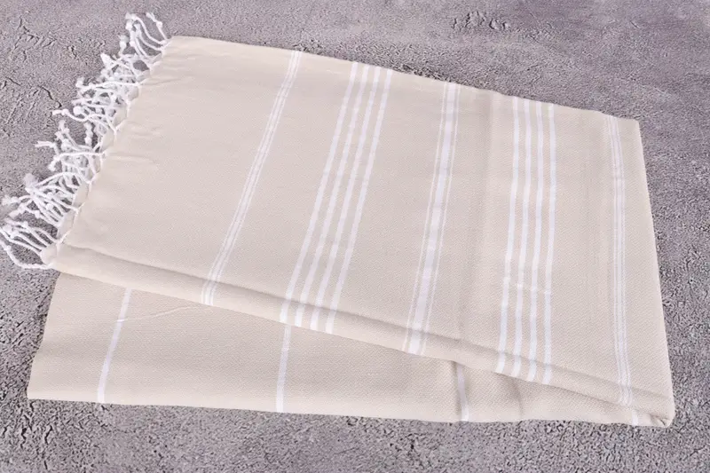 Eco-friendly Turkish peshtemal towel, 70x40 Cotton Striped Towel, Personalized Wedding Gift, Halloween Gifts, Bridal Shower Gift, Lightweight towel - 6