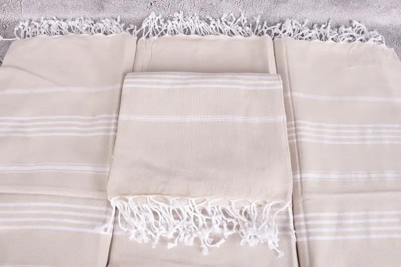 Eco-friendly Turkish peshtemal towel, 70x40 Cotton Striped Towel, Personalized Wedding Gift, Halloween Gifts, Bridal Shower Gift, Lightweight towel - 4