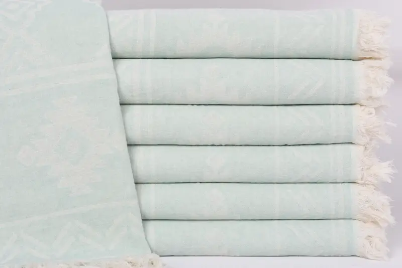 Turkish Towel USA, Turkish Beach Towel Bulk, Cotton towel, Wedding Favors, Wedding Towel, 74x40 Cotton Geometric Towel, Home Decor Towel - 2