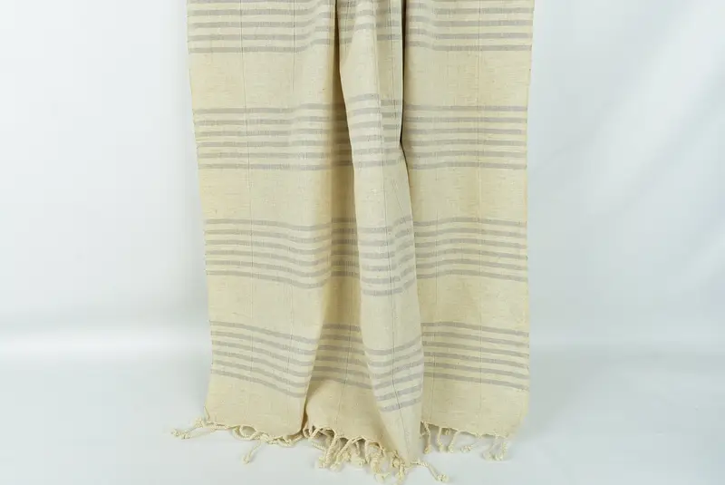 Toalla de playa personalizada, toalla turca de monograma, toalla a rayas de lino 70x40, toalla de baño turca de lujo, toalla personalizada, favores de Navidad - 8