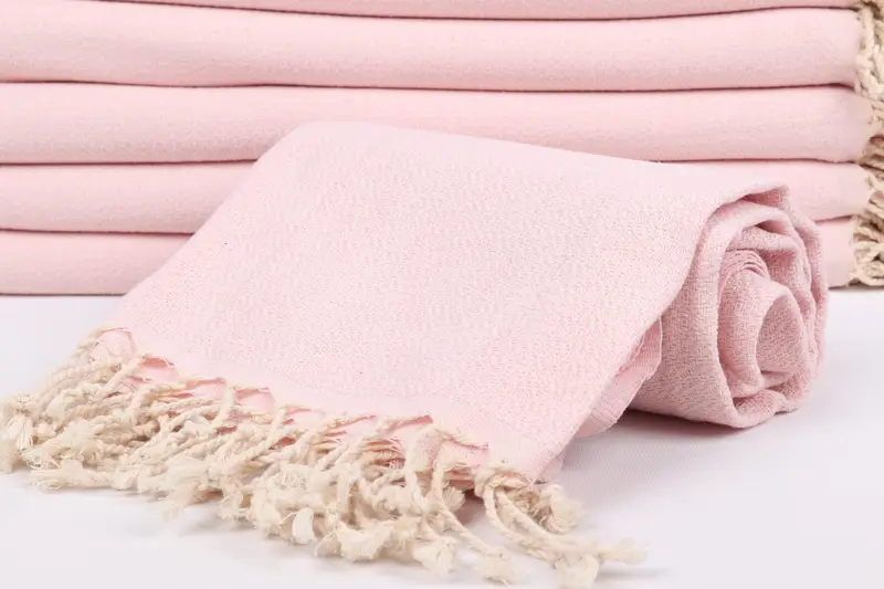 Luxus-Strandtuch, türkisches Handtuch, Handtuch mit Namen, 70x40 Baumwolldiamanttuch, handgefertigt - 4
