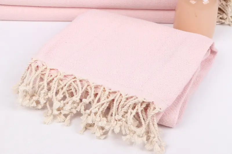 Luxus-Strandtuch, türkisches Handtuch, Handtuch mit Namen, 70x40 Baumwolldiamanttuch, handgefertigt - 5
