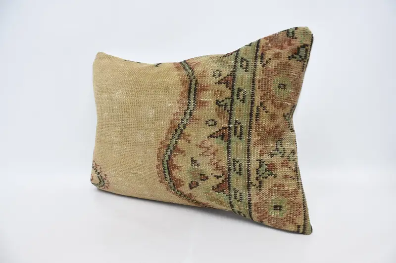 Home Decor Pillow, 20x28 Beige Pillow Case, Cushion Cover, Kilim Cushion Sham, Boho Chic Pillow Sham, Pastel Pillow Cover, Kilim Pillow Cover - 4