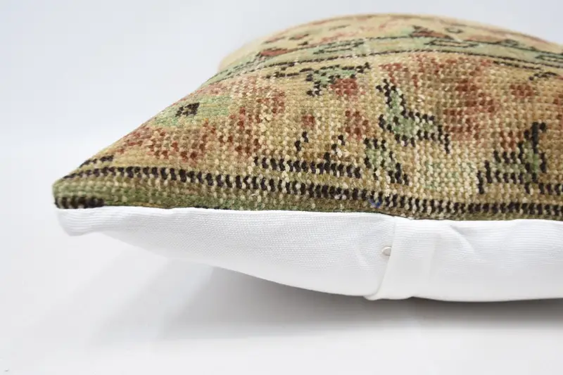 Home Decor Pillow, 20x28 Beige Pillow Case, Cushion Cover, Kilim Cushion Sham, Boho Chic Pillow Sham, Pastel Pillow Cover, Kilim Pillow Cover - 5
