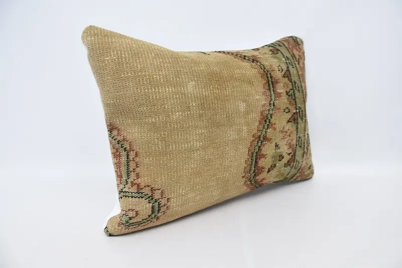 Home Decor Pillow, 20x28 Beige Pillow Case, Cushion Cover, Kilim Cushion Sham, Boho Chic Pillow Sham, Pastel Pillow Cover, Kilim Pillow Cover - 3