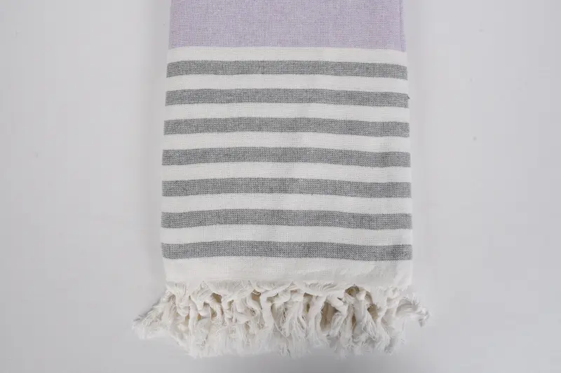 Beach Theme Bachelorette Party Gifts, Organic Turkish towel, Mother Of The Groom Gift, 68x36 Cotton Striped Terry Towel, Turkish towel, Bath towel - 3