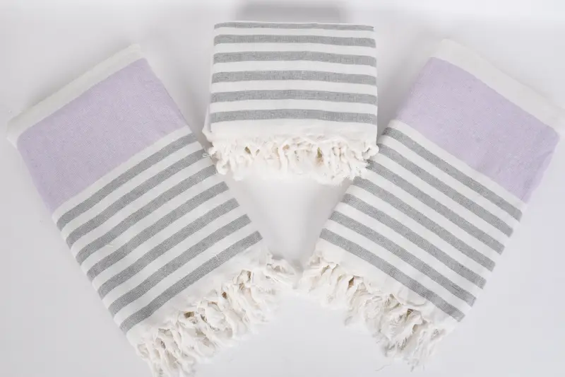 Beach Theme Bachelorette Party Gifts, Organic Turkish towel, Mother Of The Groom Gift, 68x36 Cotton Striped Terry Towel, Turkish towel, Bath towel - 6