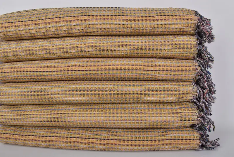 Personalized Wedding Gift, 70x40 Cotton Geometric Towel, Kids Beach Towel, House Warming Gift, Lightweight Turkish towel, Bachelorette Party Gifts - 2