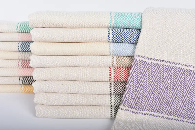 Handmade Turkish Towel, 70x36 Cotton Herringbone Towel, Personalized Wedding Gift, Lightweight towel, House Warming Gift, Turkish Towel USA - 1