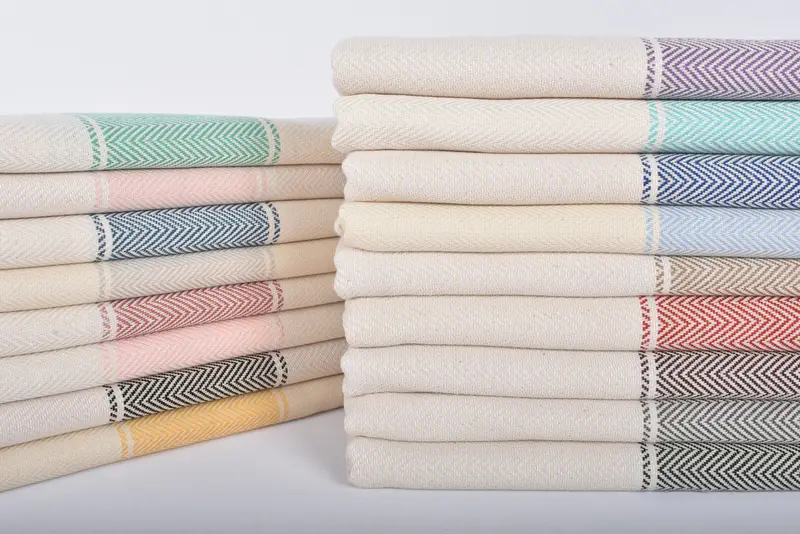 Handmade Turkish Towel, 70x36 Cotton Herringbone Towel, Personalized Wedding Gift, Lightweight towel, House Warming Gift, Turkish Towel USA - 3