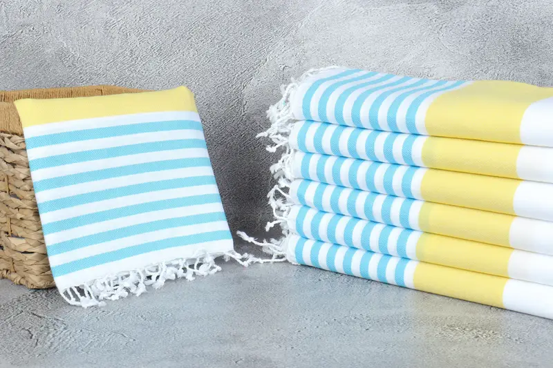 Bachelorette Party Gifts Bridesmaids, Cotton towel, 70x40 Cotton Striped Towel, Handwoven Turkish bath towel, Home Gift, Bachelorette Party Gift - 3