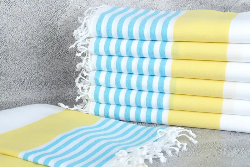 Bachelorette Party Gifts Bridesmaids, Cotton towel, 70x40 Cotton Striped Towel, Handwoven Turkish bath towel, Home Gift, Bachelorette Party Gift - 2