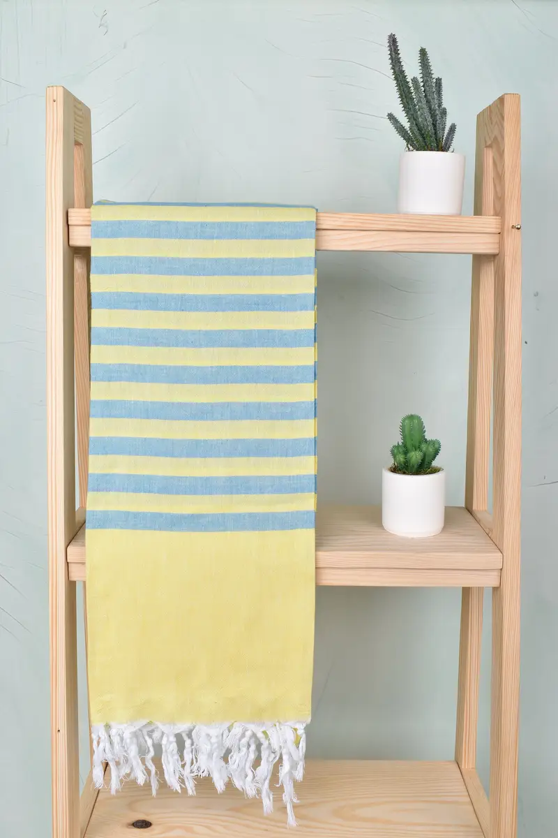 70x36 Cotton Striped Towel, Hammam Towel USA, Luxury Beach Towel, Best Friend Gift, Organic towel, Beach towel, Summer Towel, Gift For Boyfriend - 8