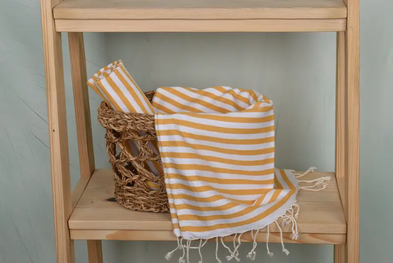 Valentine Day Gift For Her, Turkish Hand Towel, Baby Boy Gift, 40x18 Cotton Striped Towel, Turkish Towel Hand Towel, Personalized Gift, Gift For Him - 4