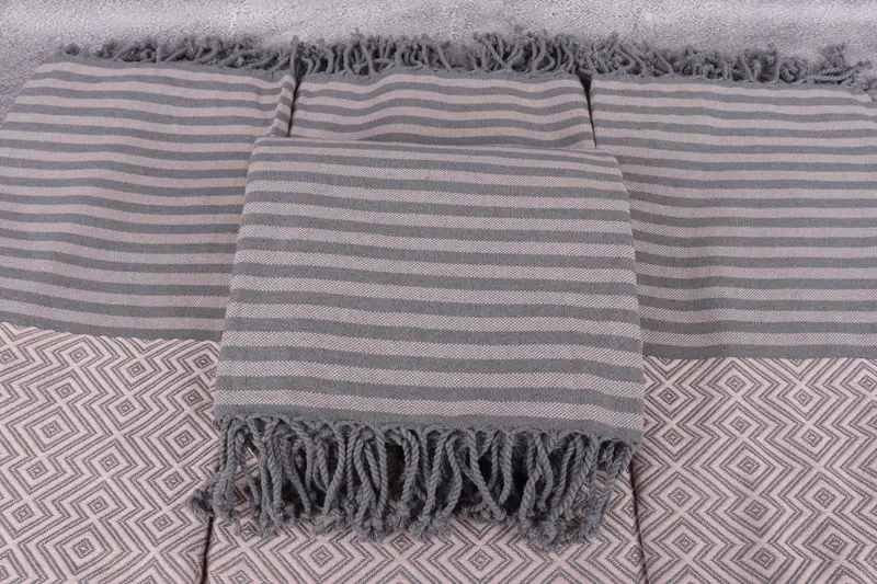 Scarf Towel, Cute Beach Towel, Organic towel, Family Gift Basket, Bachelorette Party Gifts, Bride Gift, Sand-free towel, 70x40 Cotton Diamond Towel - 4