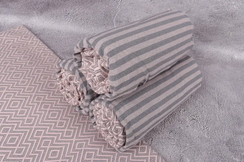 Scarf Towel, Cute Beach Towel, Organic towel, Family Gift Basket, Bachelorette Party Gifts, Bride Gift, Sand-free towel, 70x40 Cotton Diamond Towel - 7
