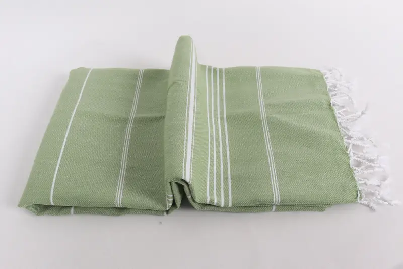Bedspread, First Wedding Anniversary Gift, Wedding Gift For Bride, Custom Wedding Gifts, 88x64 Cotton Striped Towel, Organic Throw, Turkish Blanket - 6