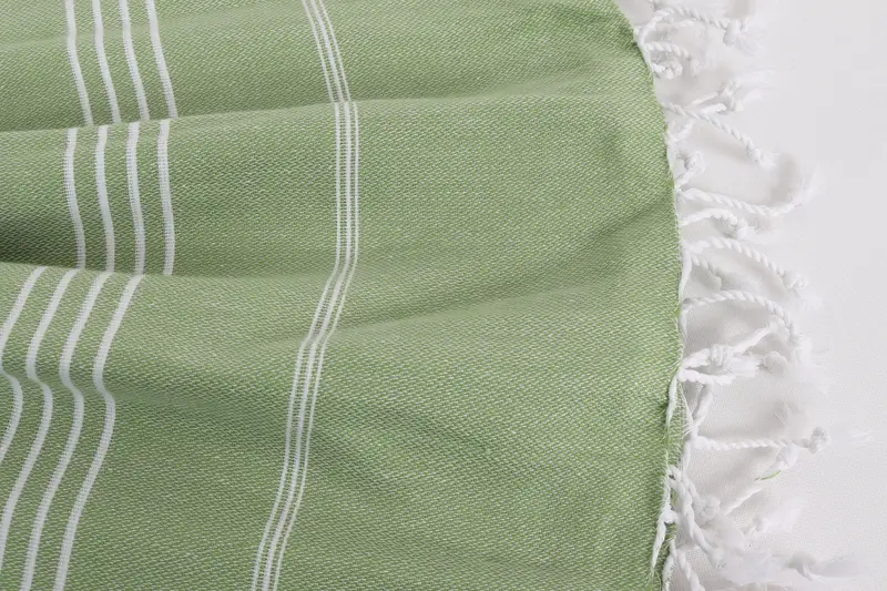 Bedspread, First Wedding Anniversary Gift, Wedding Gift For Bride, Custom Wedding Gifts, 88x64 Cotton Striped Towel, Organic Throw, Turkish Blanket - 8