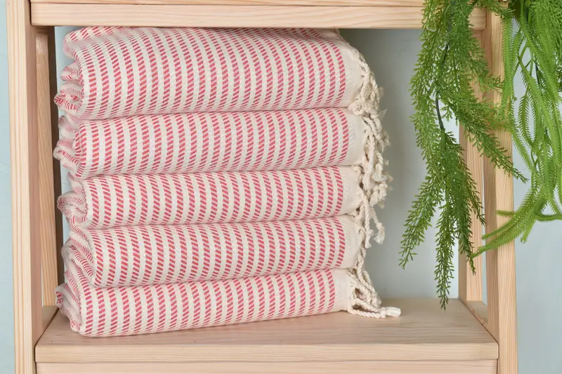 70x40 Cotton Polka Dot Towel, Personalized Towel, Sand-free towel, Bulk Order Towel, Beach Towel Gift, Beach Wedding Favor, Christmas Gift - 2
