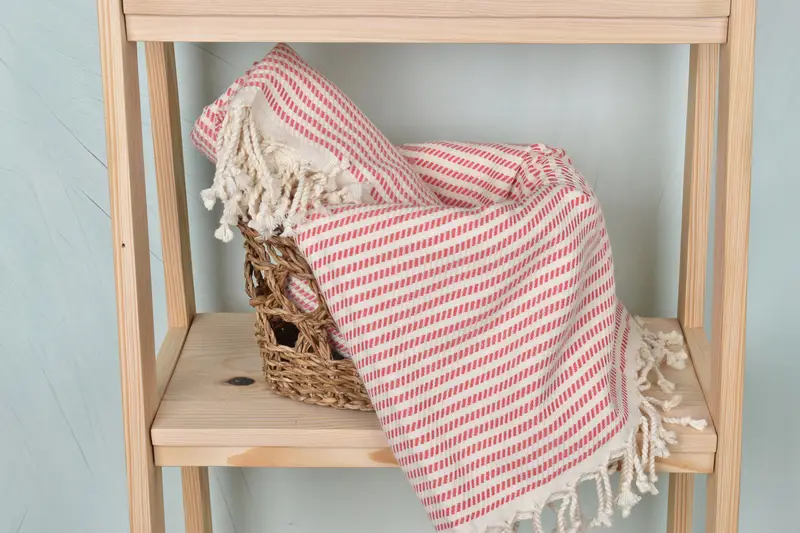 70x40 Cotton Polka Dot Towel, Personalized Towel, Sand-free towel, Bulk Order Towel, Beach Towel Gift, Beach Wedding Favor, Christmas Gift - 4
