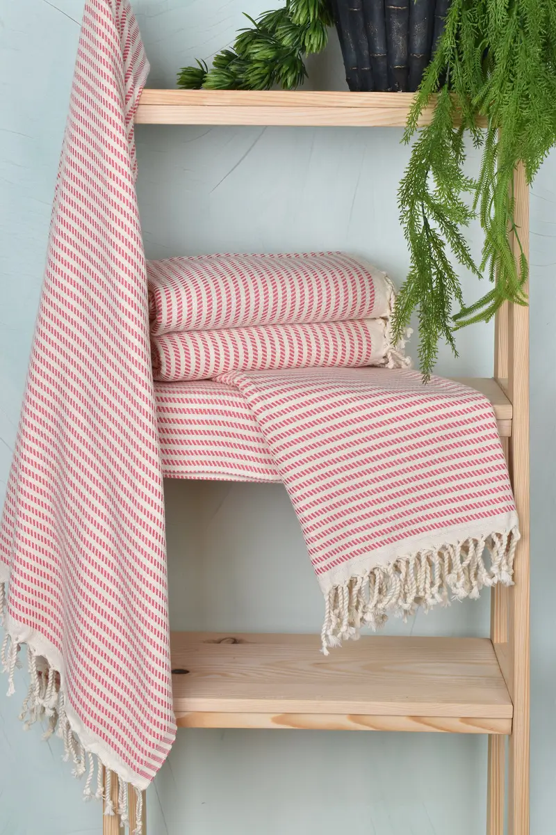 70x40 Cotton Polka Dot Towel, Personalized Towel, Sand-free towel, Bulk Order Towel, Beach Towel Gift, Beach Wedding Favor, Christmas Gift - 6