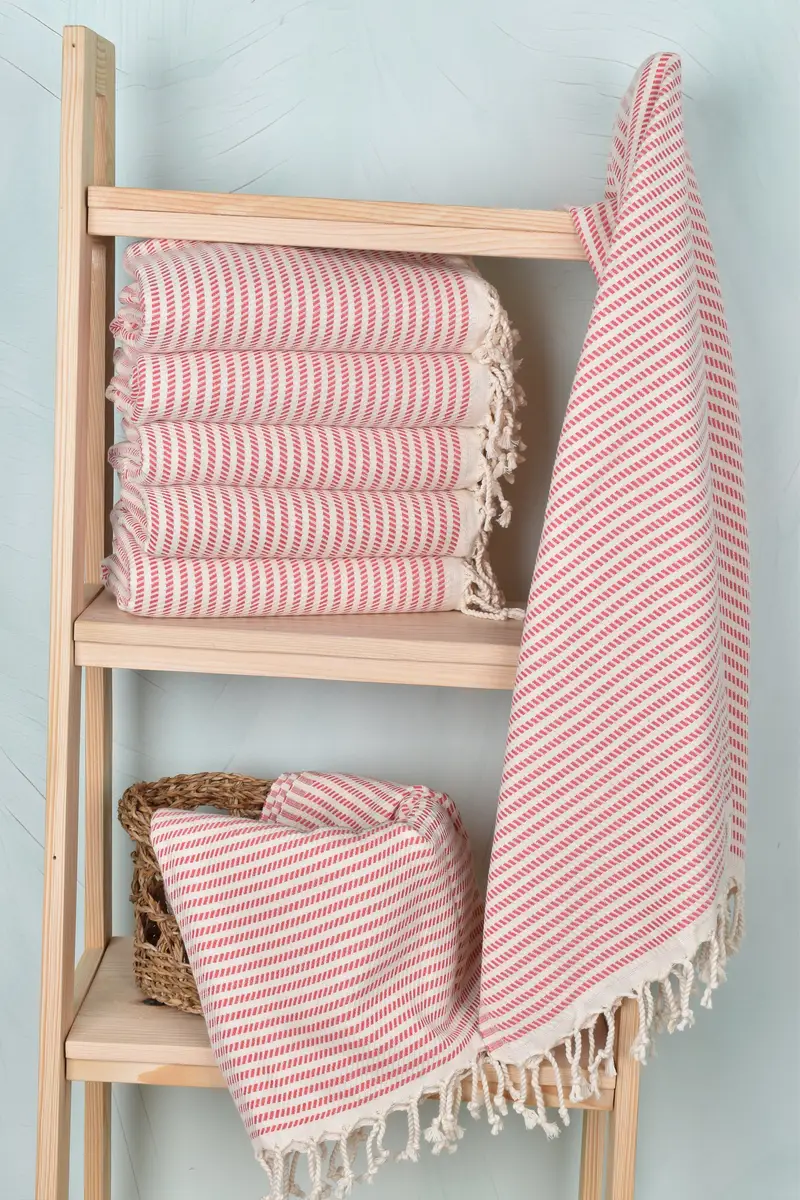 70x40 Cotton Polka Dot Towel, Personalized Towel, Sand-free towel, Bulk Order Towel, Beach Towel Gift, Beach Wedding Favor, Christmas Gift - 3