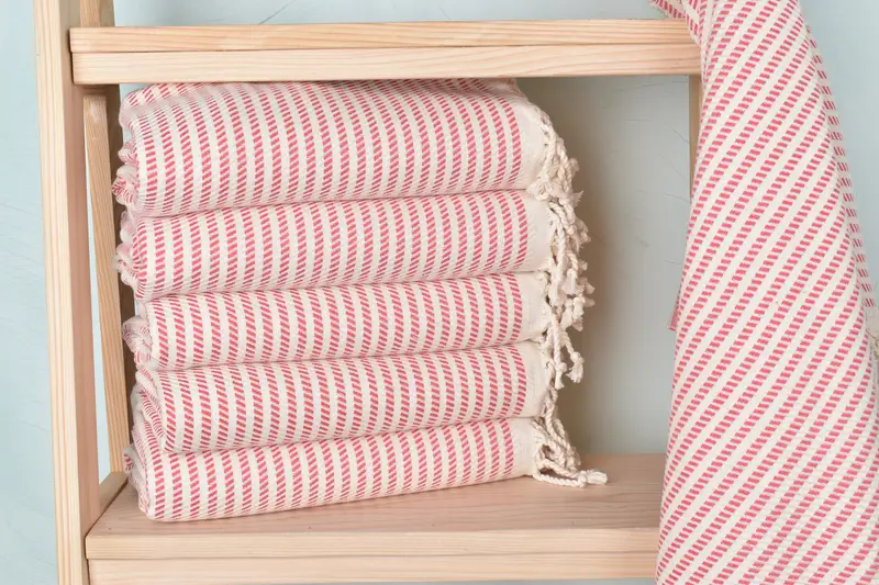 70x40 Cotton Polka Dot Towel, Personalized Towel, Sand-free towel, Bulk Order Towel, Beach Towel Gift, Beach Wedding Favor, Christmas Gift - 1
