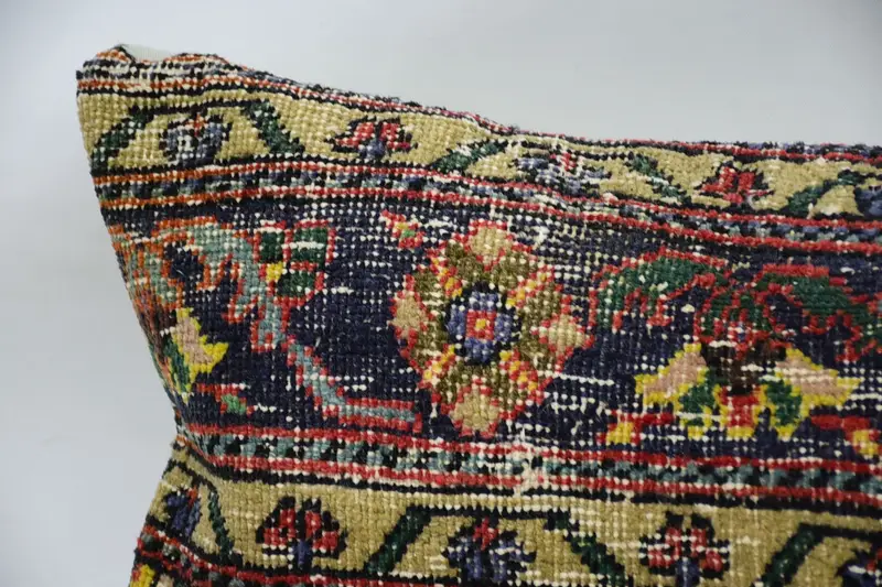 Outdoor Patio Pillow Case, Turkish Pillow, Gift Pillow, Handmade Kilim Cushion, Crochet Pattern Pillow Cover, 16x48 Red Pillow Case, Cushion - 2