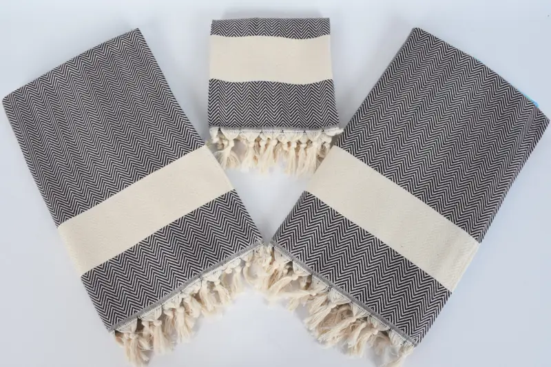 Monogram yemek havlu, Bachelorette havlu, mutfak havlu, düğün iyilik, spa havlu, 36x18 pamuklu balıksırtı havlu, Türk havlu el havlu - 6