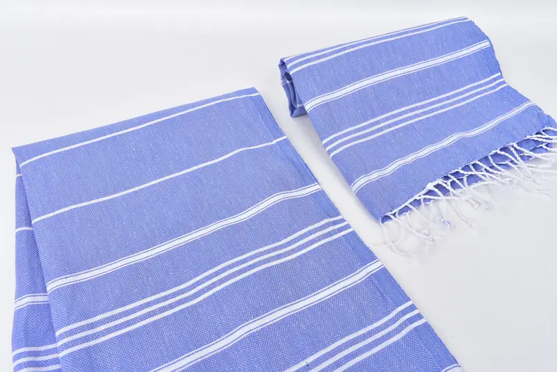 Handmade Gift, Custom Hand Towel, Monogrammed Hand Towel, 40x24 Cotton Striped Towel, Bridesmaid Gift, Gift For Boyfriend, Bathroom Towels - 7