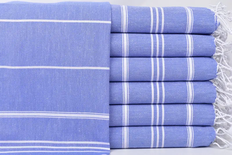 Handmade Gift, Custom Hand Towel, Monogrammed Hand Towel, 40x24 Cotton Striped Towel, Bridesmaid Gift, Gift For Boyfriend, Bathroom Towels - 1